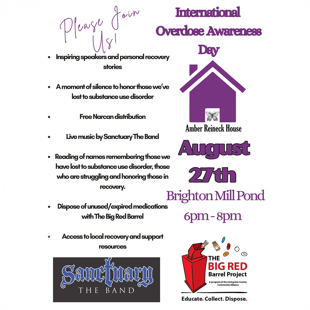 Overdose Awareness Day at Brighton Millpond
